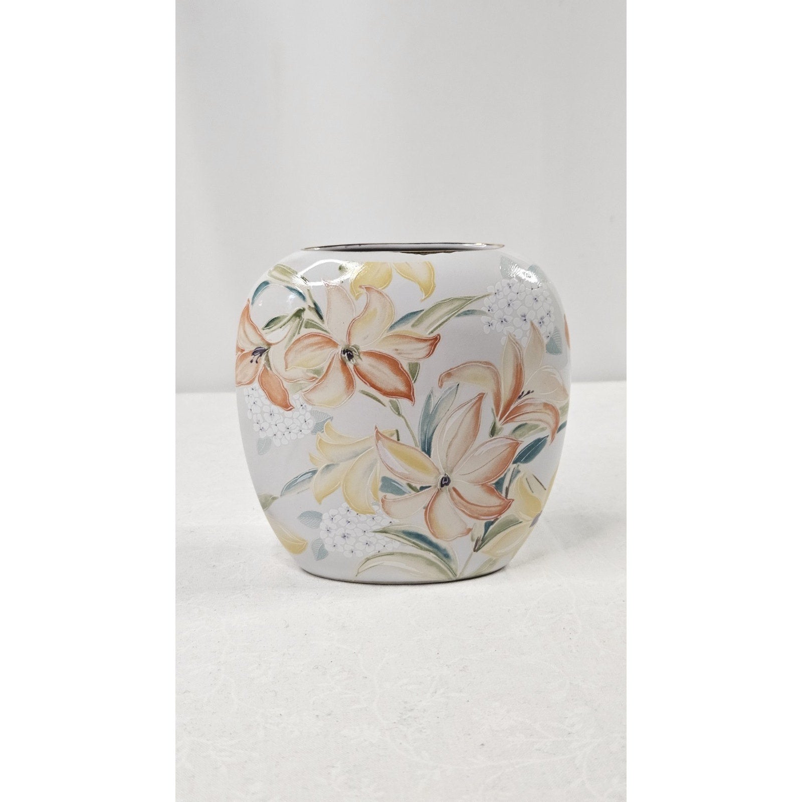 Vintage Flora Design Mini Vase Kimiko Ikeda Otagiri Japan Mid-Century Boho Retro