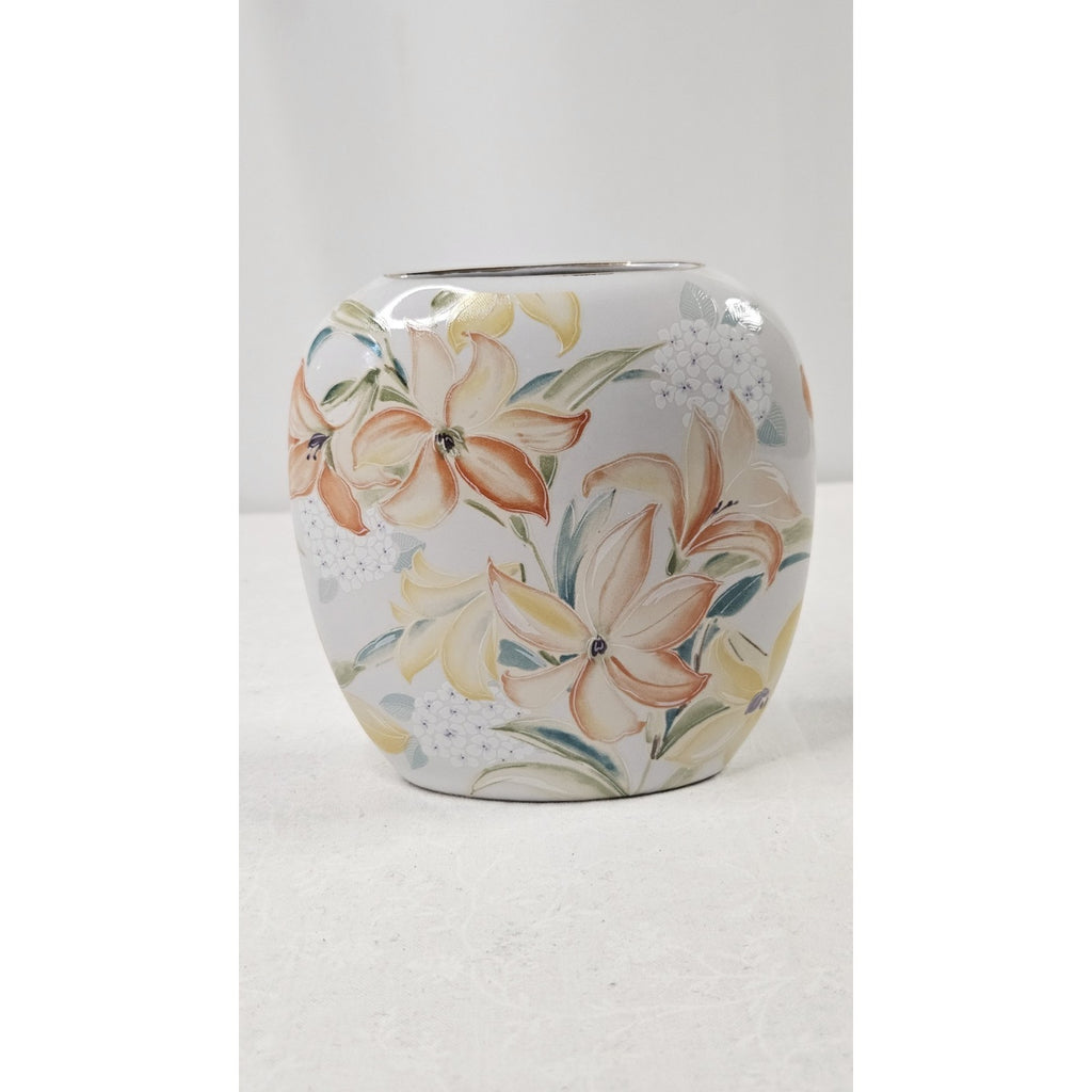 Vintage Flora Design Mini Vase Kimiko Ikeda Otagiri Japan Mid-Century Boho Retro