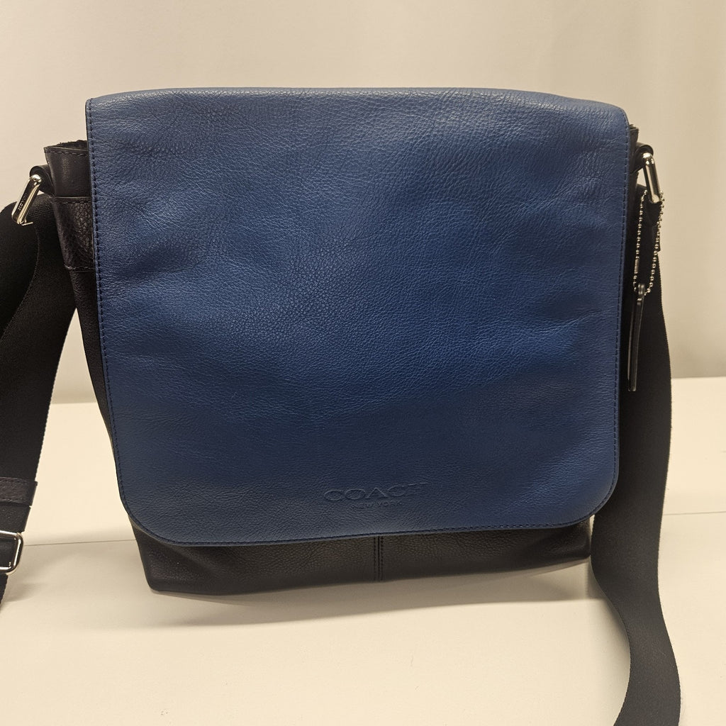 Coach Sullivan Small Messenger Sport Calf Leather Midnight/Denim F72108 $325