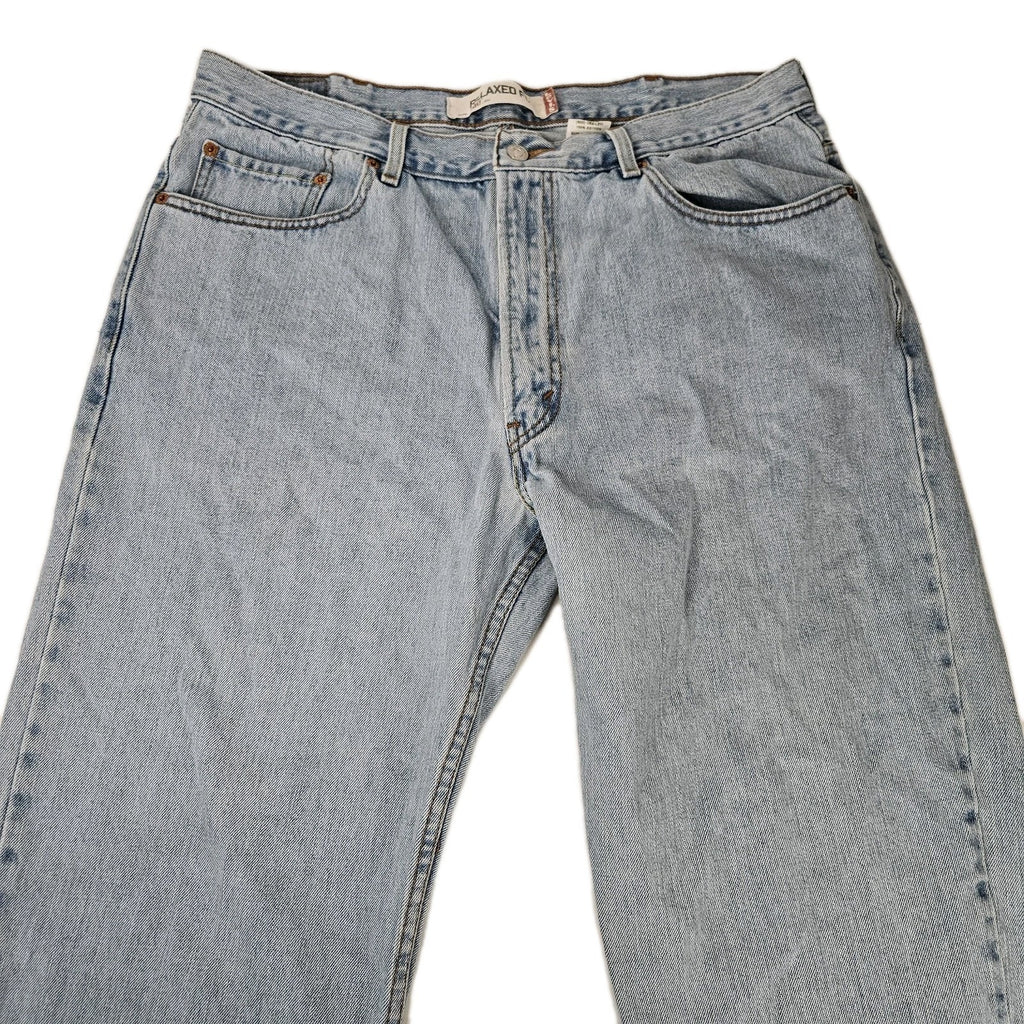 Levi’s 550 Relaxed Fit Y2K Jeans Men’s 38 x 32 Light Blue Wash