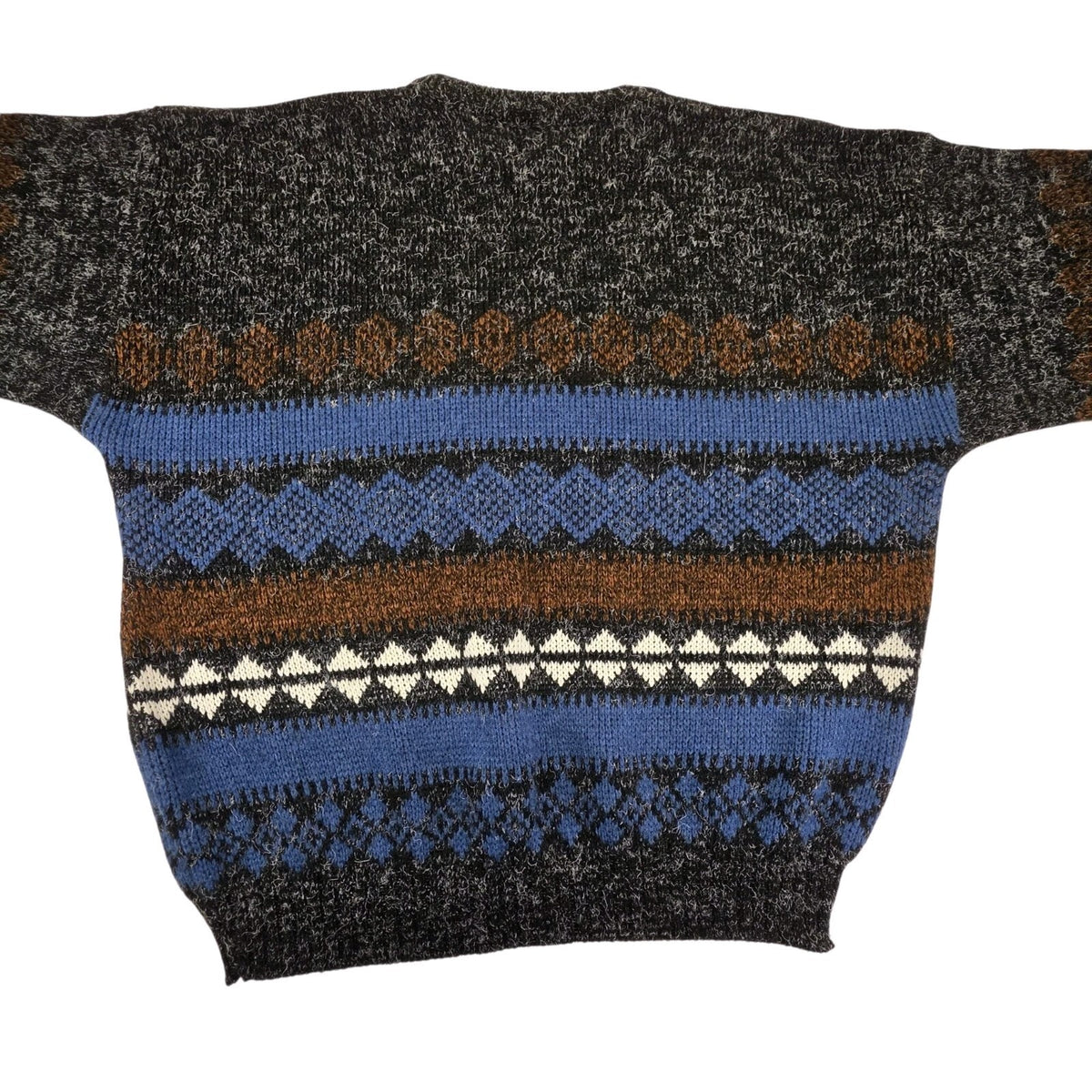 Vintage 90s Scandia Sweater Men’s Size XL Black Fall Autumn Knit USA Made