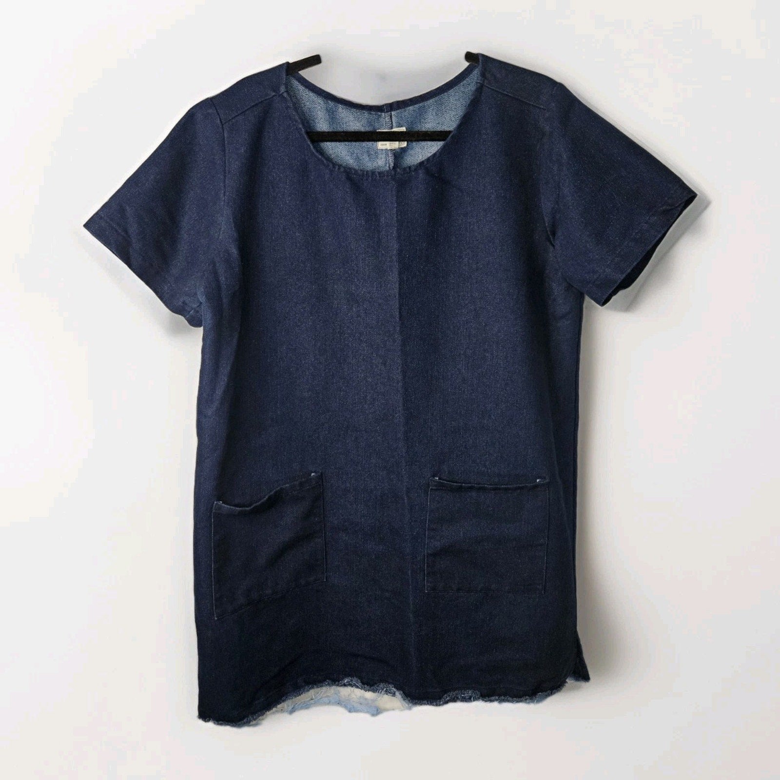 Urban Renewal Denim Mini Dress Size Small Vintage Fabrics Made is USA