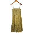 Chelsea & Theodore Maxi Sun Dress XL Micro Floral Prairie Tiered Boho Beach