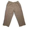 Beige Pull On Lightweight Wide Leg Chino Maggie Barnes Womens Pants Plus Size 2X
