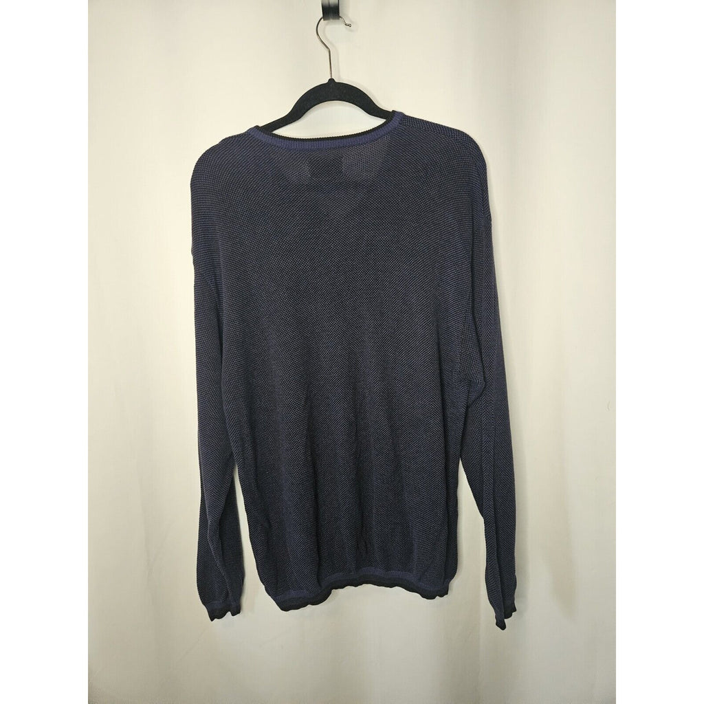 CUTTER & BUCK Men’s Ribbed Pullover Long Sleeve V-Neck Sweater Size M