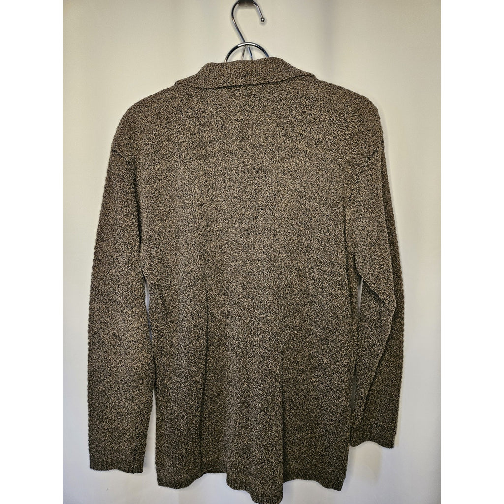 Nomadic Traders Brown Cardigan Sweater Women's Medium Button Down 100% Wool