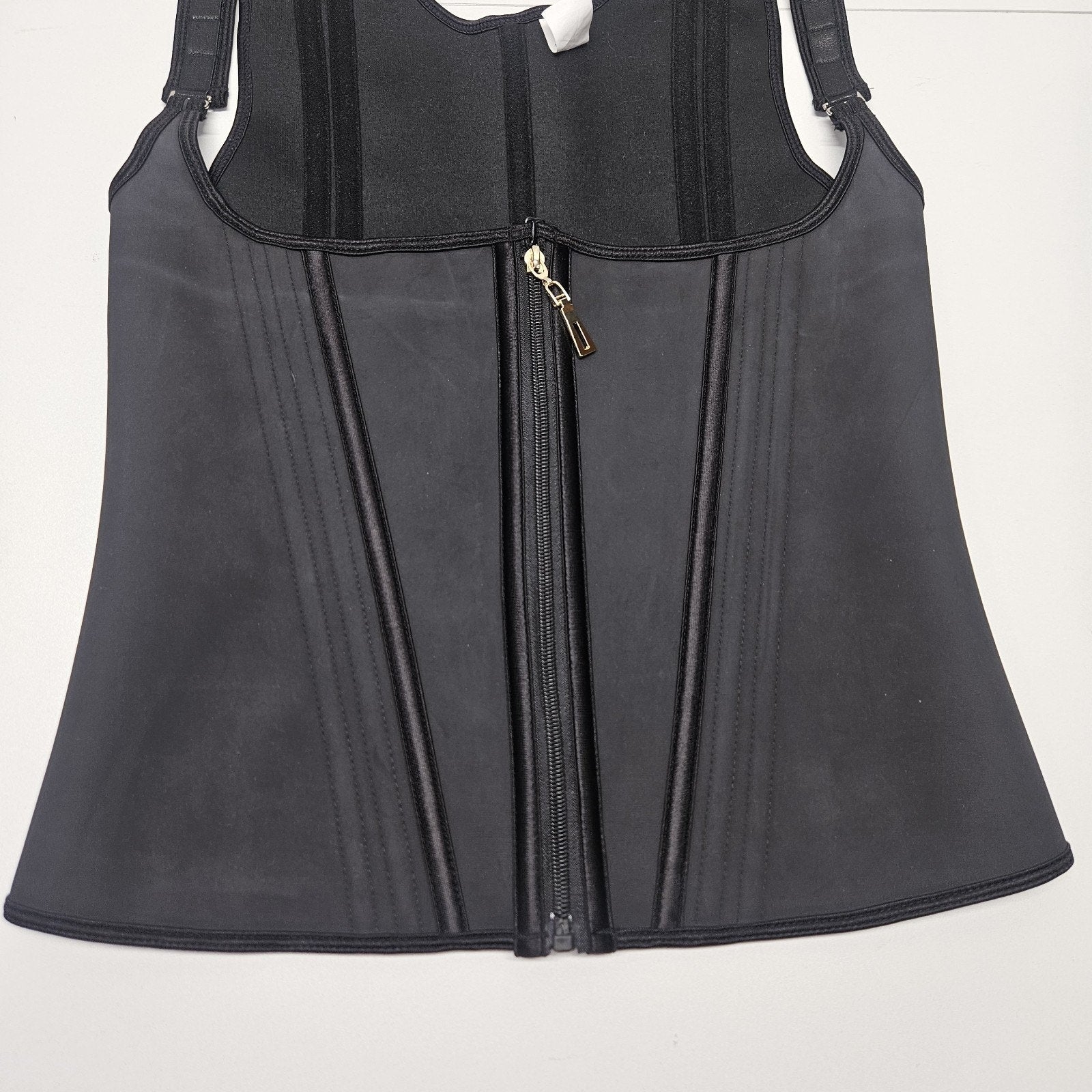 High Elasticity Body Shaping Waist Trainer Corset Zipper Support Design Large