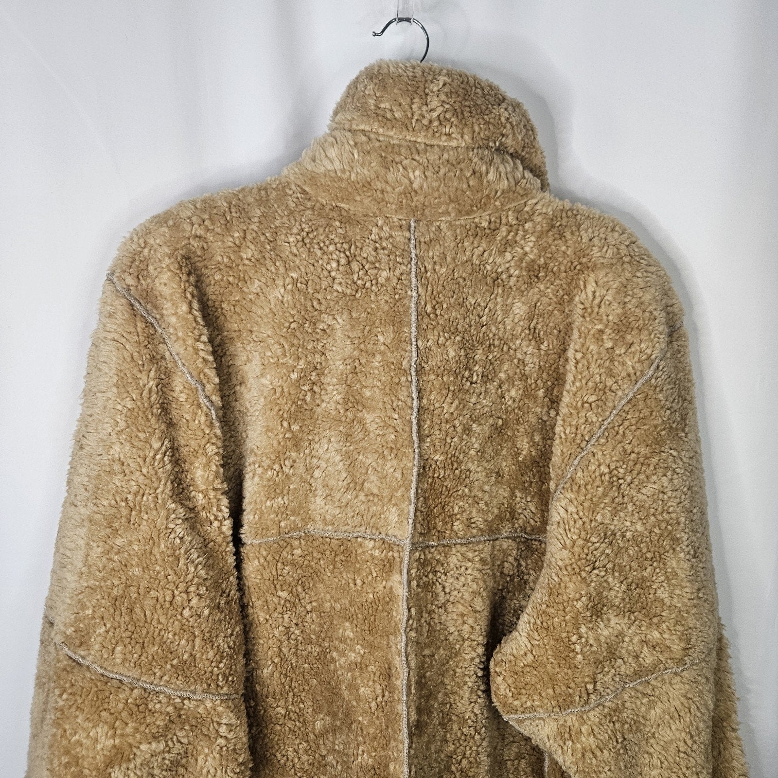 Vintage Marena Marena Two Coat Tan Womens 3X Long Sherpa Overcoat w Hat