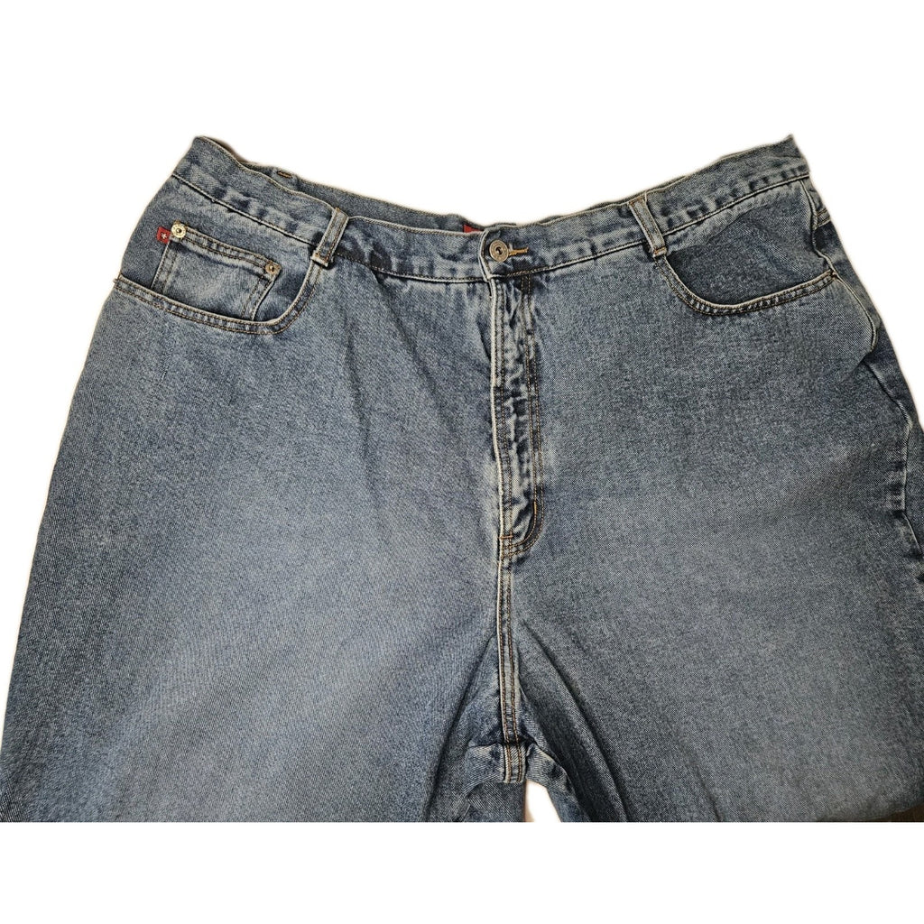 Vintage Zana Di Jeans Size 26 Ultra High-Rise Straight Wide Leg Grunge Mom Y2K