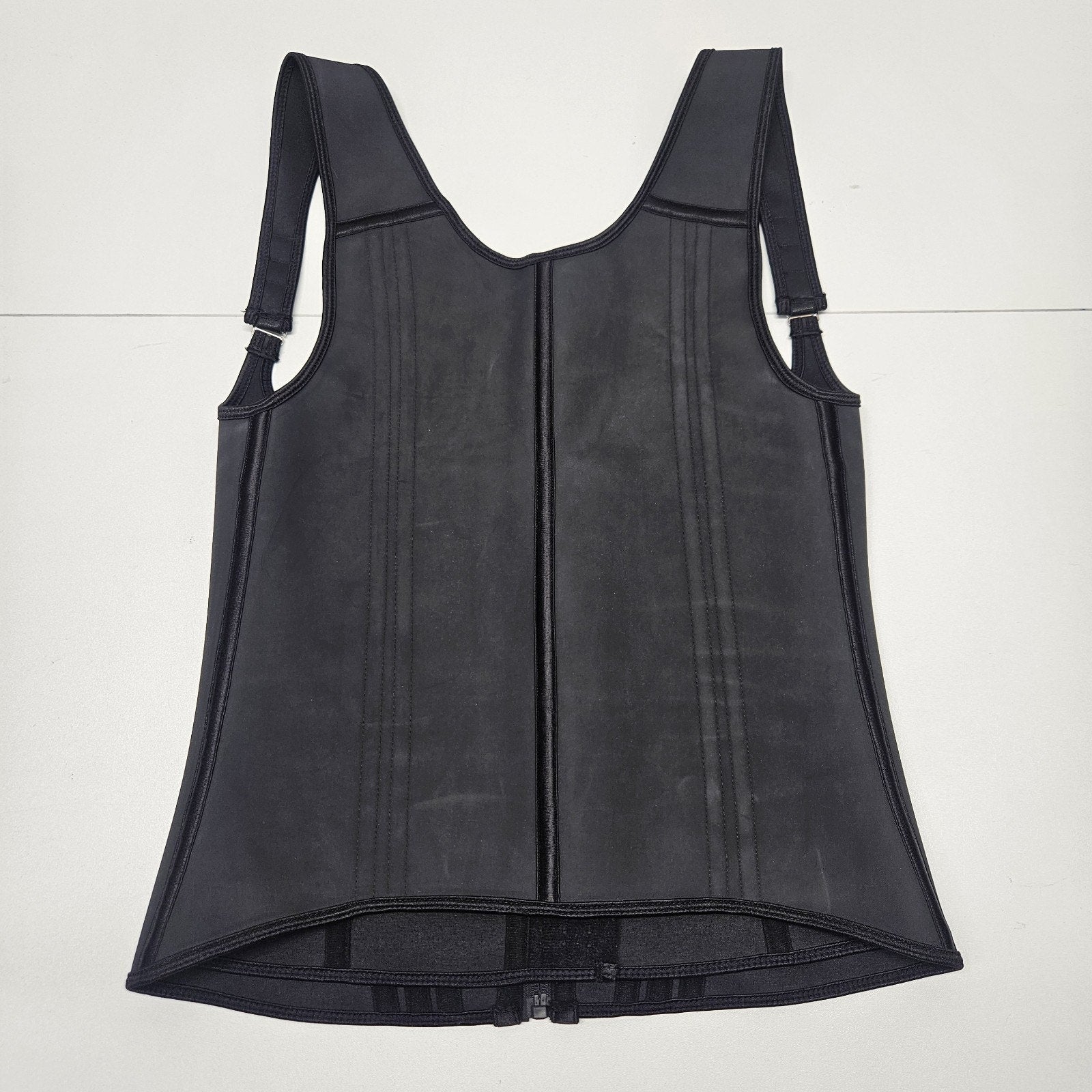 High Elasticity Body Shaping Waist Trainer Corset Zipper Support Design Large
