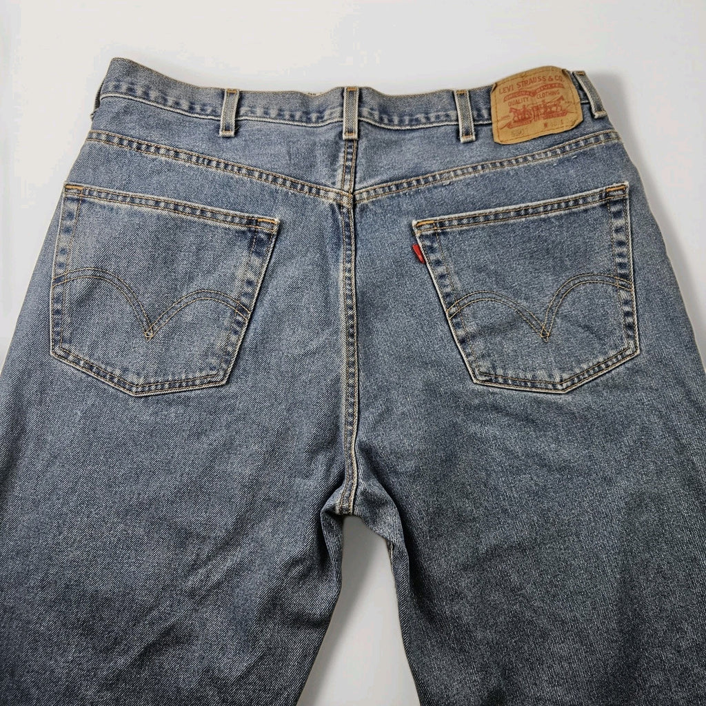 Vintage Levis 550 Jeans Mens 40x32 Relaxed Fit Denim Tapered Leg Y2K 2000s
