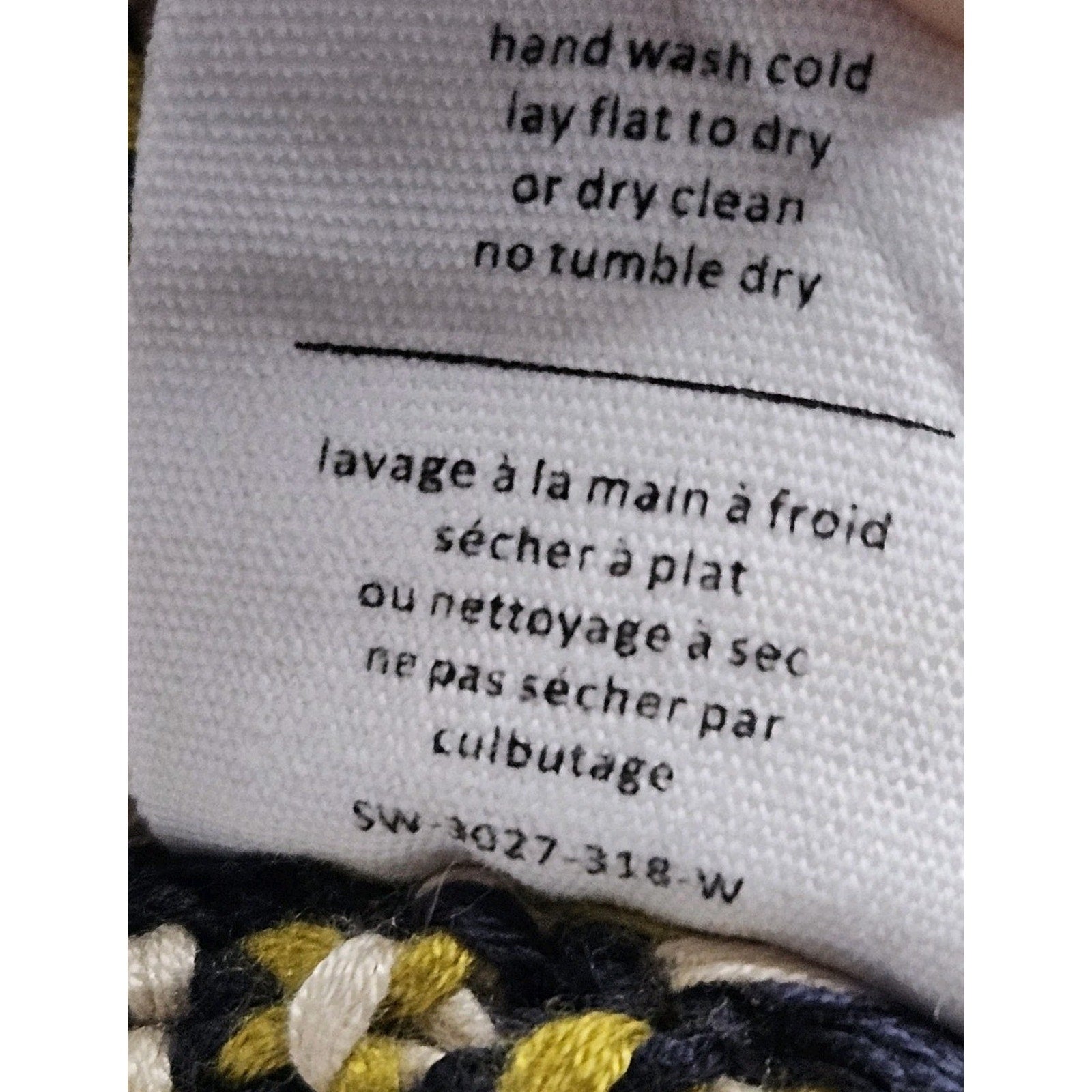 Oak + Fort Knit Crewneck Pullover Sweater Medium Yellow Grey Fisherman Preppy