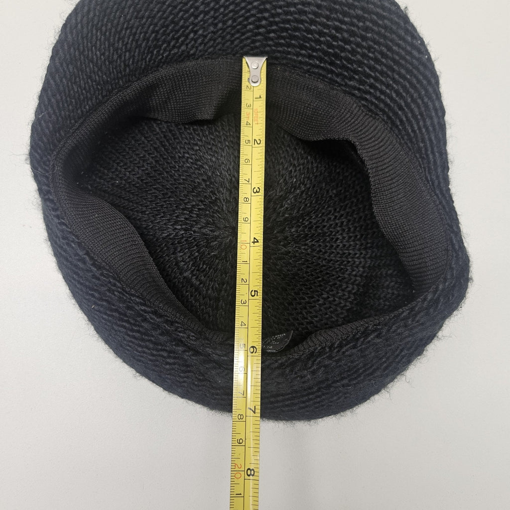 Vtg 80's Knit Knit Cap Wool Blend Cabbie Paddy Newsboy Hat Gatsby Hat