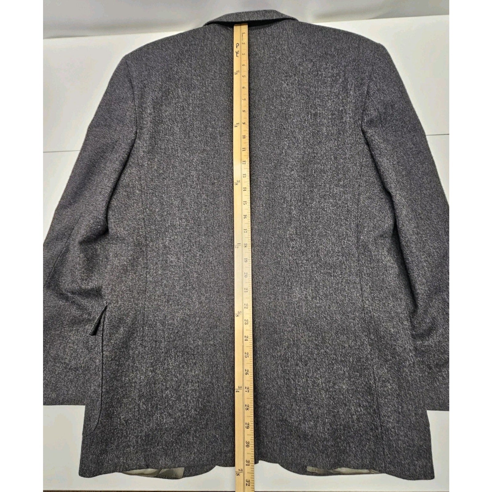 100% Pure Wool Jacket Blazer Coat USA Made VTG By BROOKE & DEANE 40R