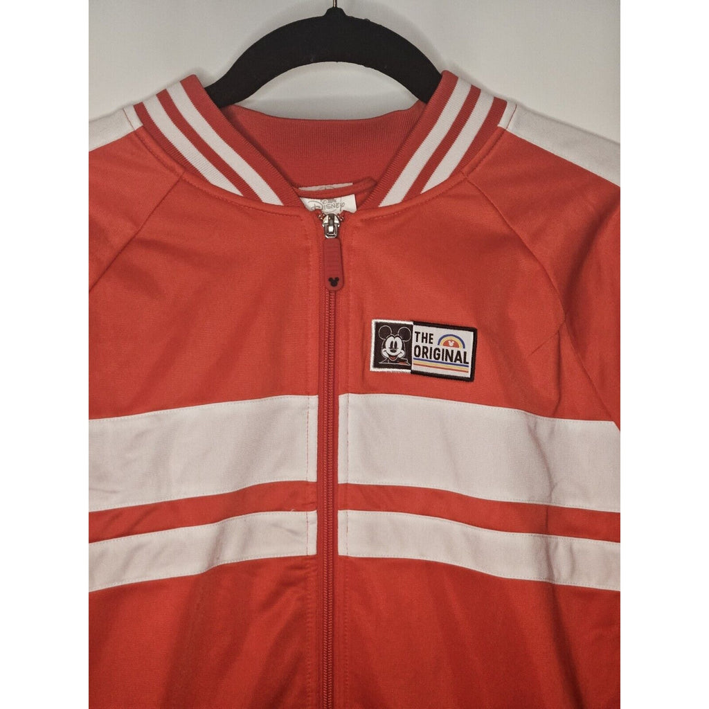 Disney The Original Mickey 1928 Burbank California Jacket Large Red Embroidered
