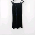 Vtg 90's Women's Velvet Maxi Skirt Navy Blue Small Whimsigoth Gothic Flowy Fairy