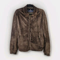 Y2K Vintage Newport Harbor Men's Classic Brown Suede Jacket Medium