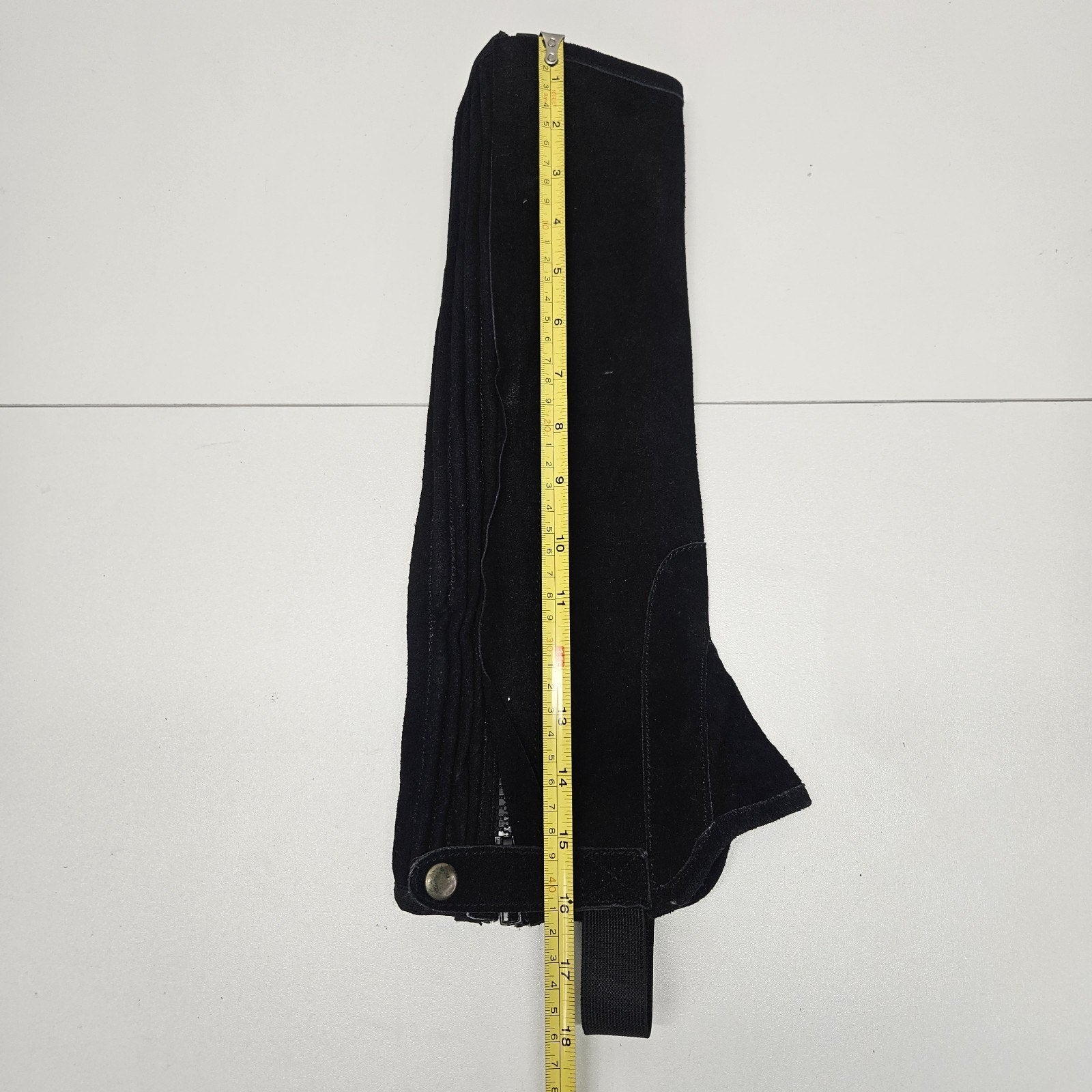 Nwt Equi Grip Leth Half Chap Adult XS Suede Leather Equestrian Riding Black