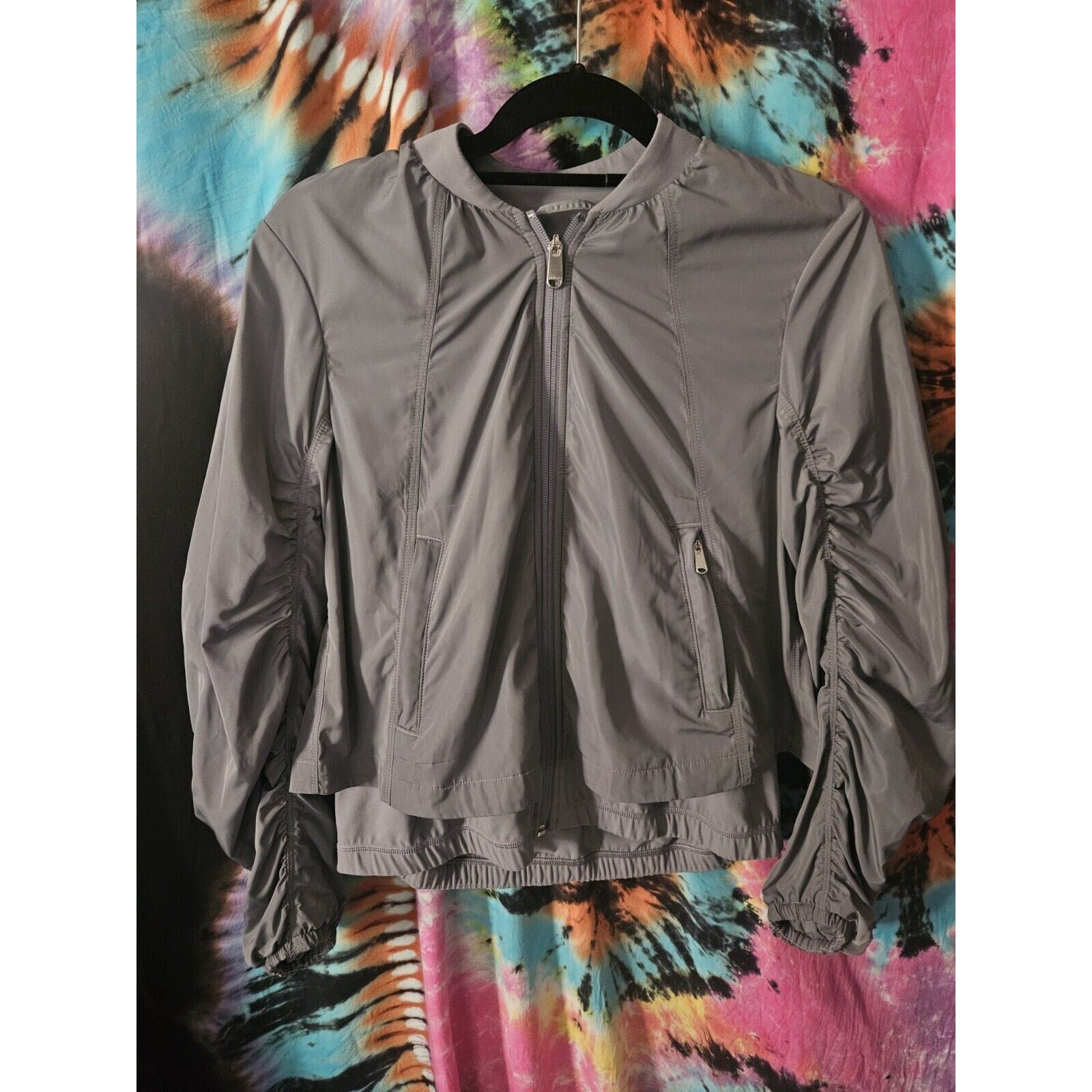ATHLETA Women's Black Wayfarer Blouson Bomber Jacket Size XS