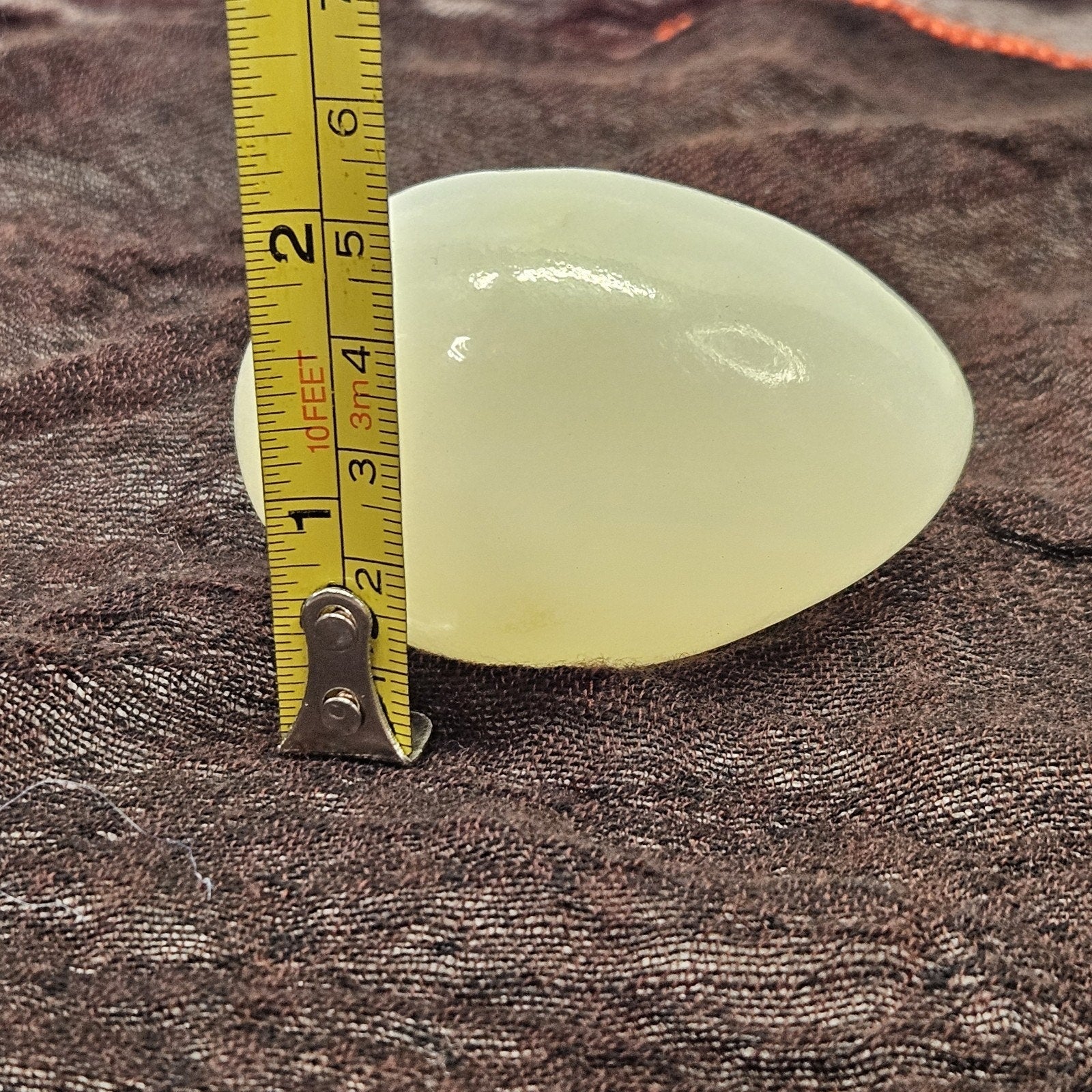 Vtg Natural White Layered Agate, Onyx, Alabaster 6 Eggs Stone Healing Mexico