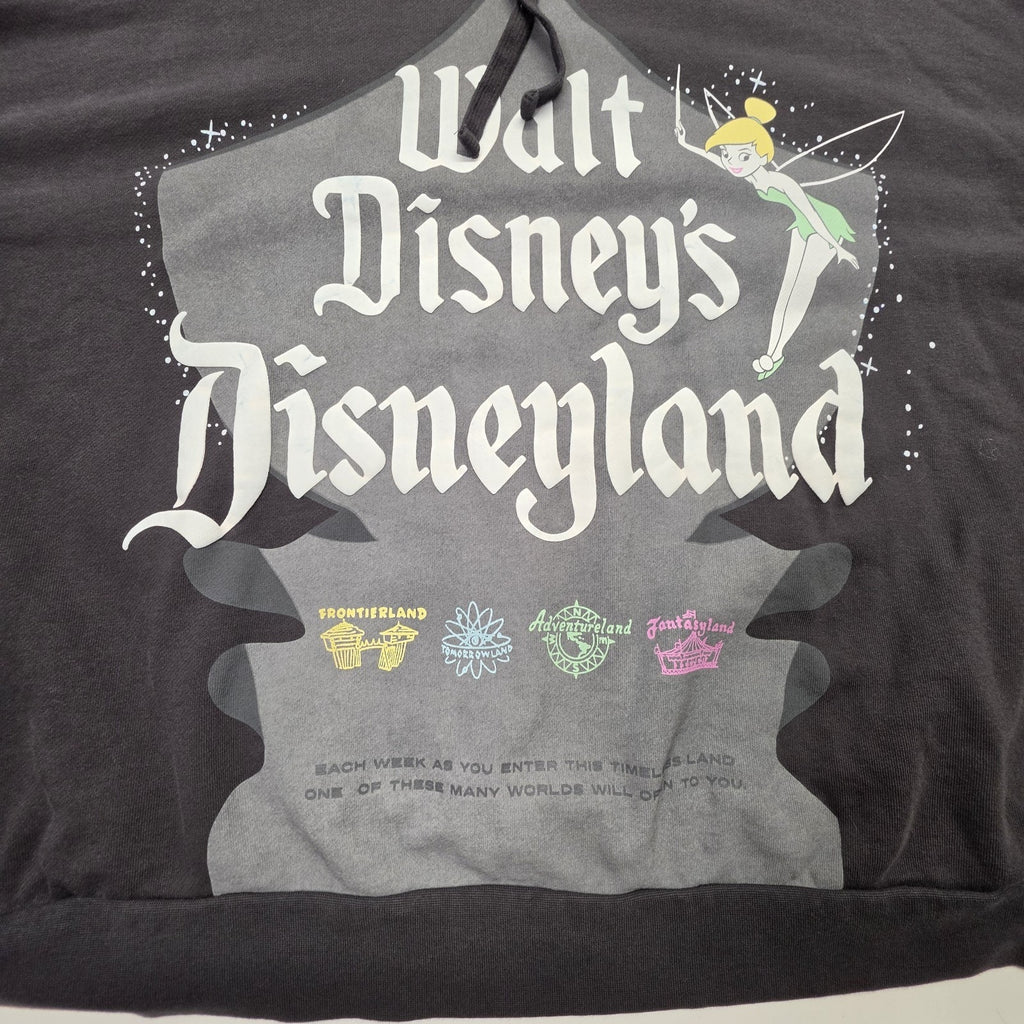 Disney Parks 100 Walt Disney’s Disneyland Tinker Bell Cropped Hoodie Women’s 3X