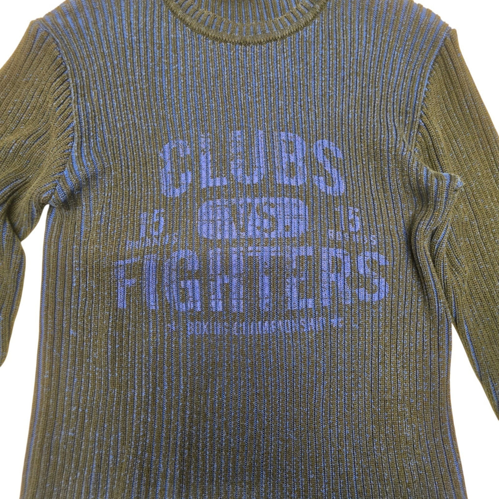 Japanese Style Y2K Vintage Knitwear Knit Sweater Sweatshirt Fighter Club Boxing