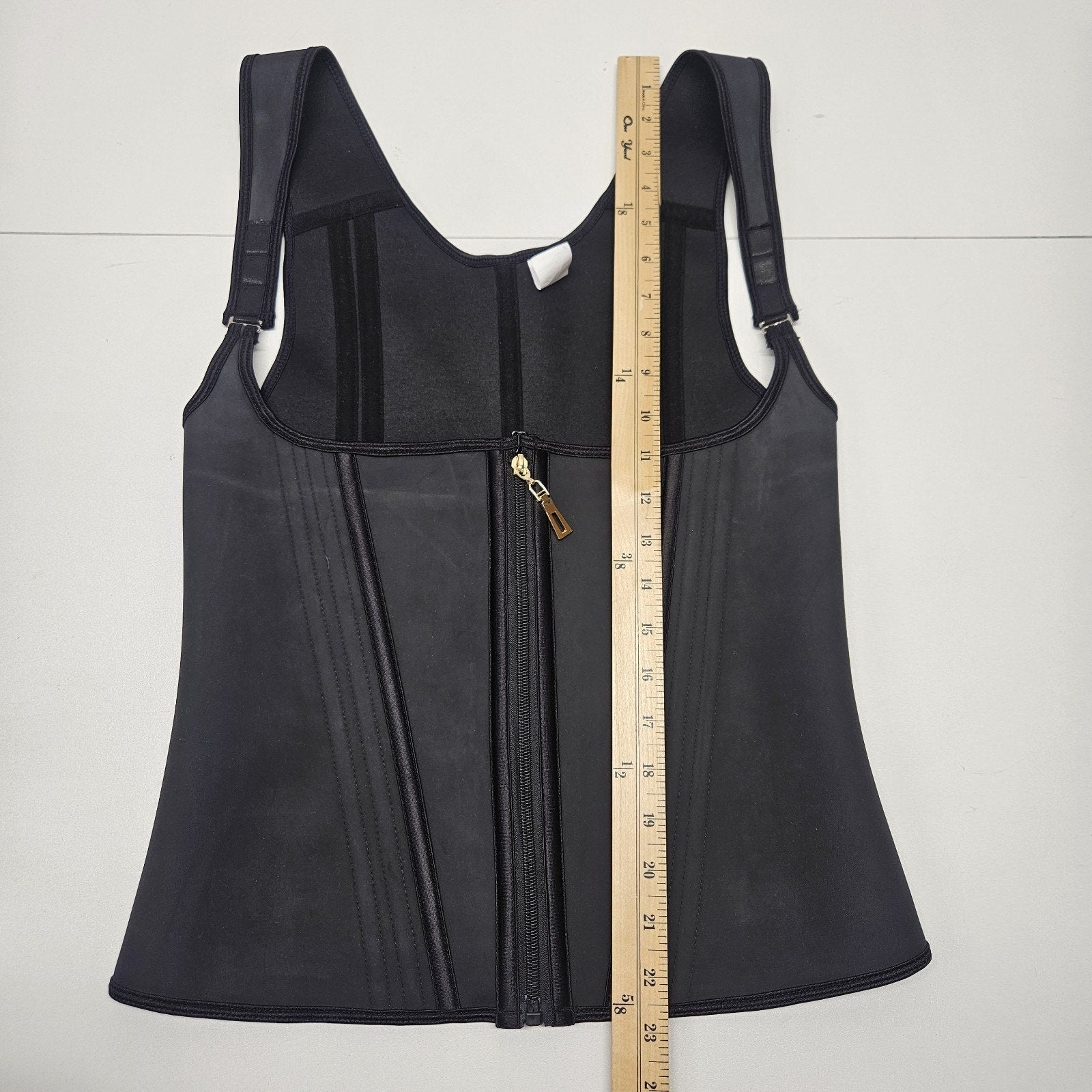 High Elasticity Body Shaping Waist Trainer Corset Zipper Support Design Large