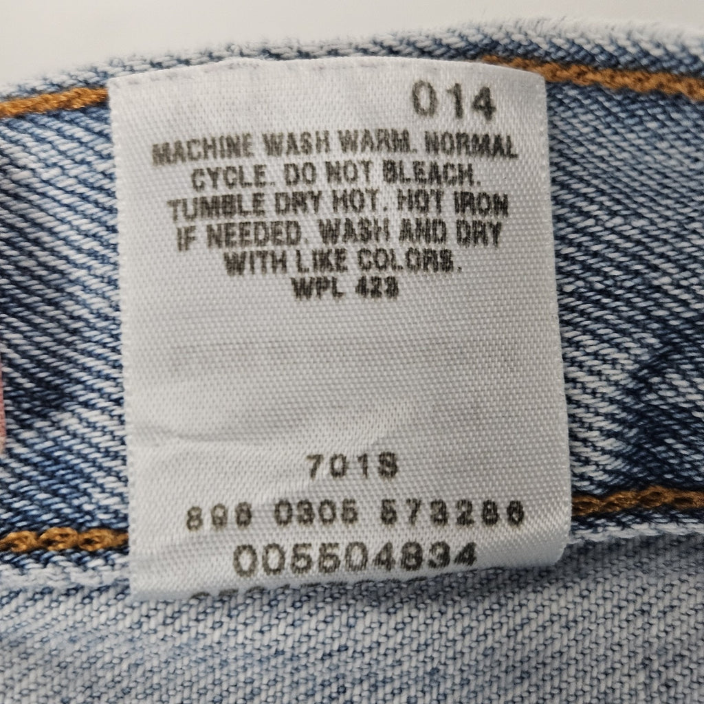 Levi’s 550 Relaxed Fit Y2K Jeans Men’s 38 x 32 Light Blue Wash