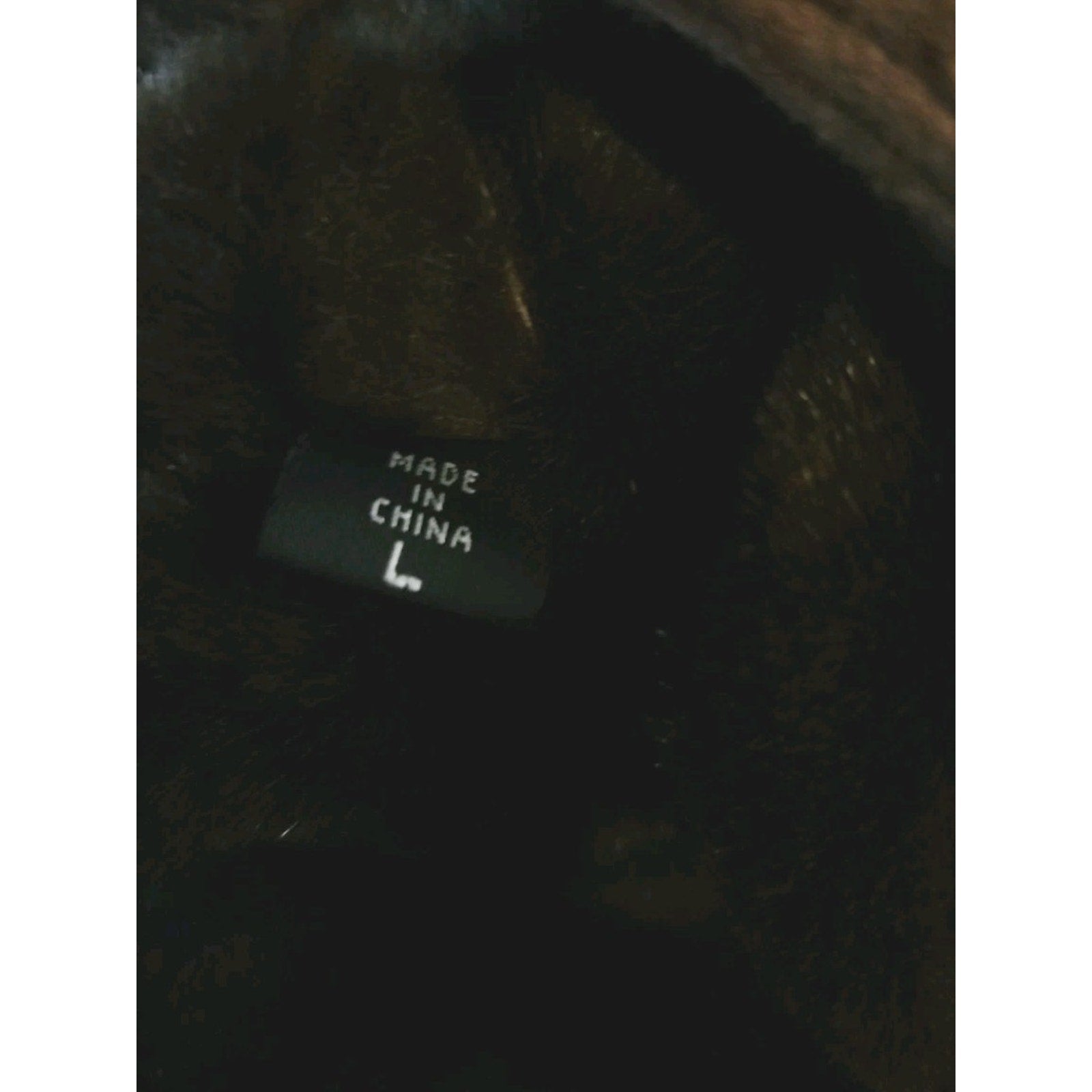 Vintage Synergy Oversized Leather Faux Shearling Coat Large Chocolate Brown