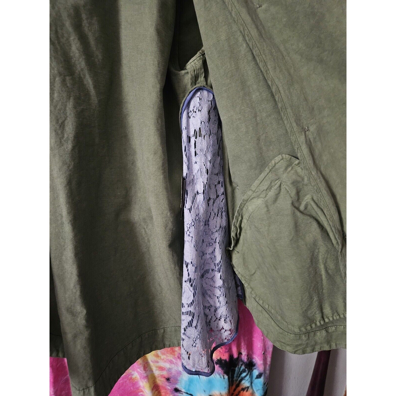 Rare Italian Designer Bazar Deluxe Olive Green Womens Jacket Med Tagila 44