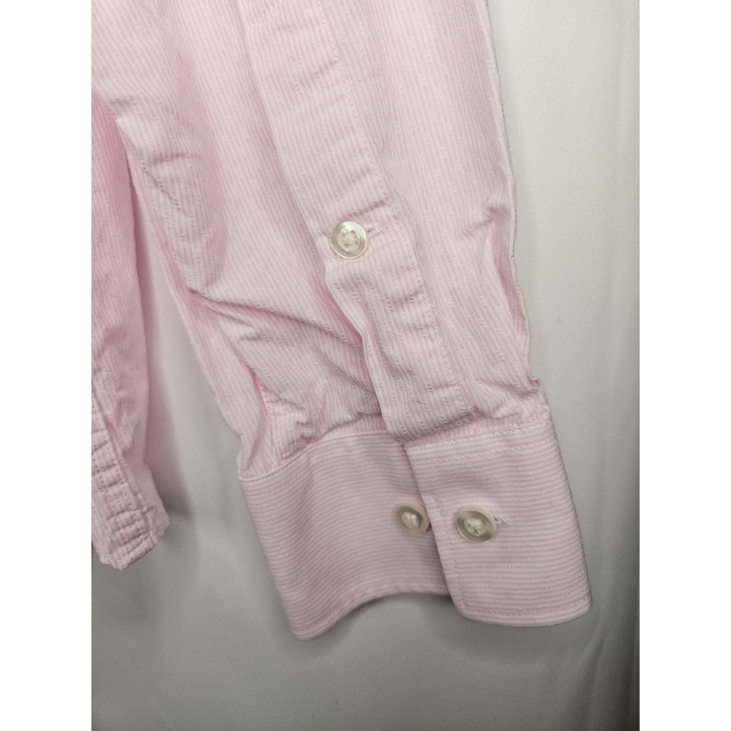 Michael Kors Pink Regular Fit Non-Iron Button Dress Shirt 16-16.5 34/35 Large