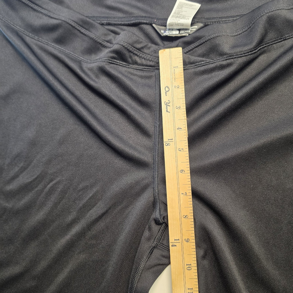 The North Face Women Flared Athleisure Pants Black Women's 2X Logo Criss Cross W