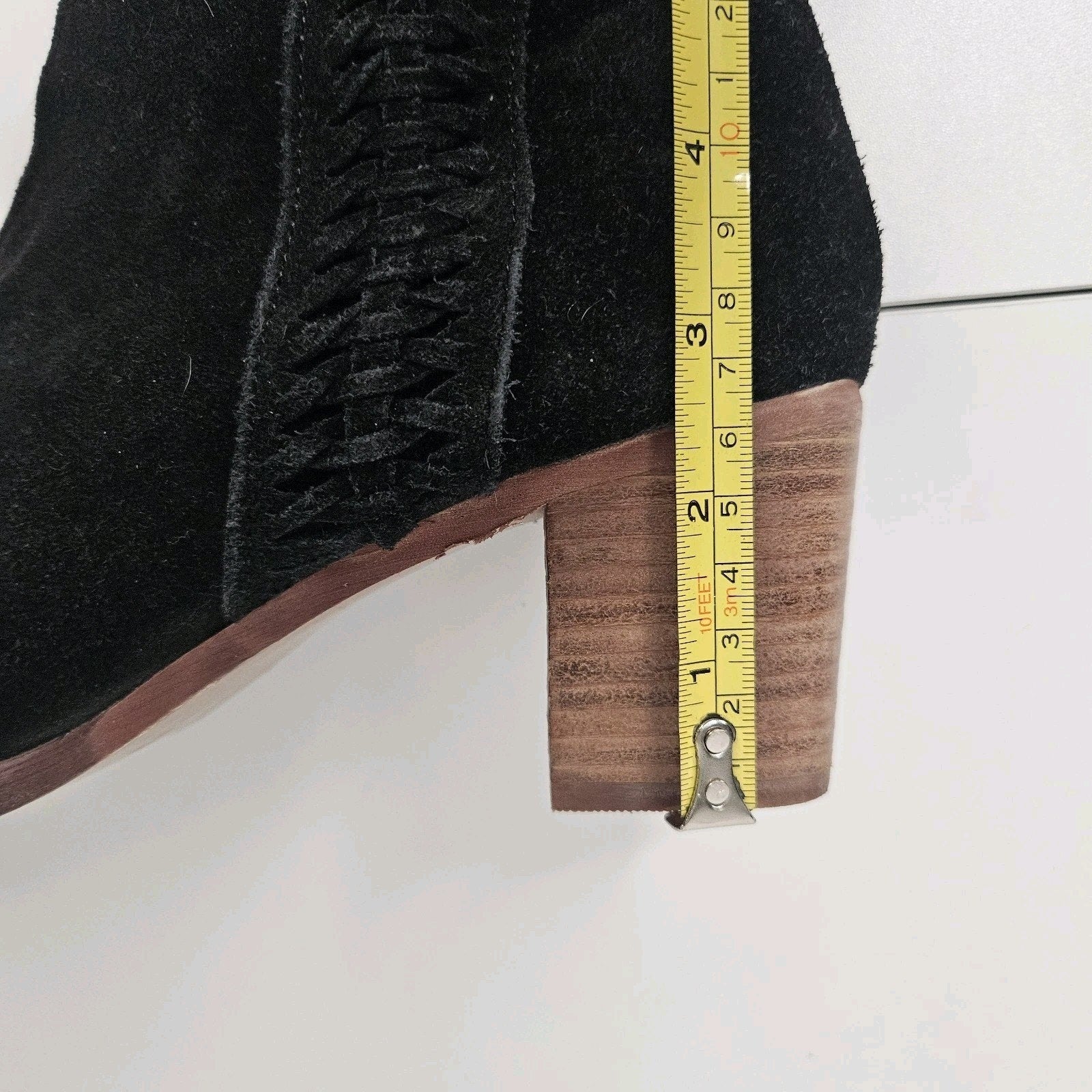 Matisse Womens Size 10 M Black Suede Zip 23" Shaft Over The Knee Western Classic