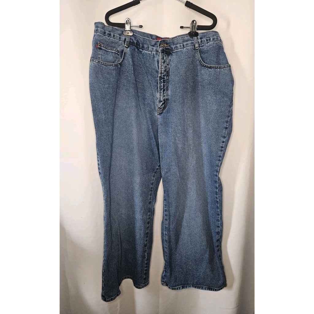 Vintage Zana Di Jeans Size 26 Ultra High-Rise Straight Wide Leg Grunge Mom Y2K
