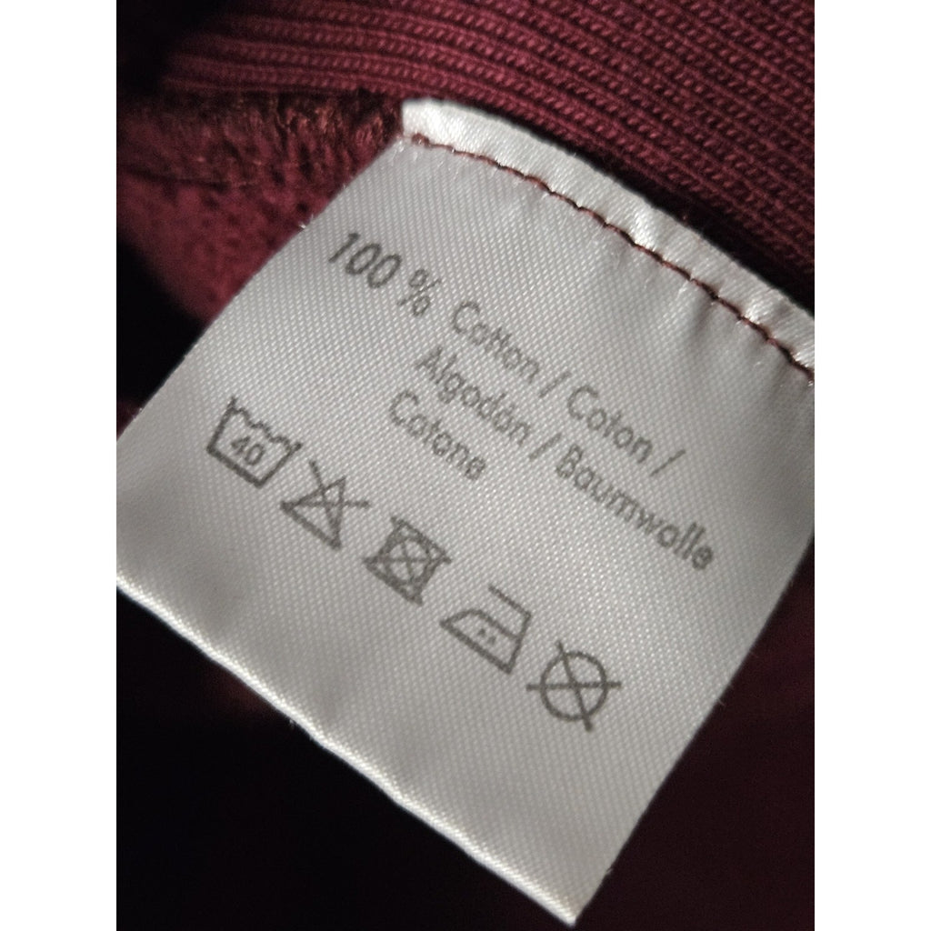 Derschutze Utopia Hoodie Burgundy Mens Medium German Streetwear Hipster