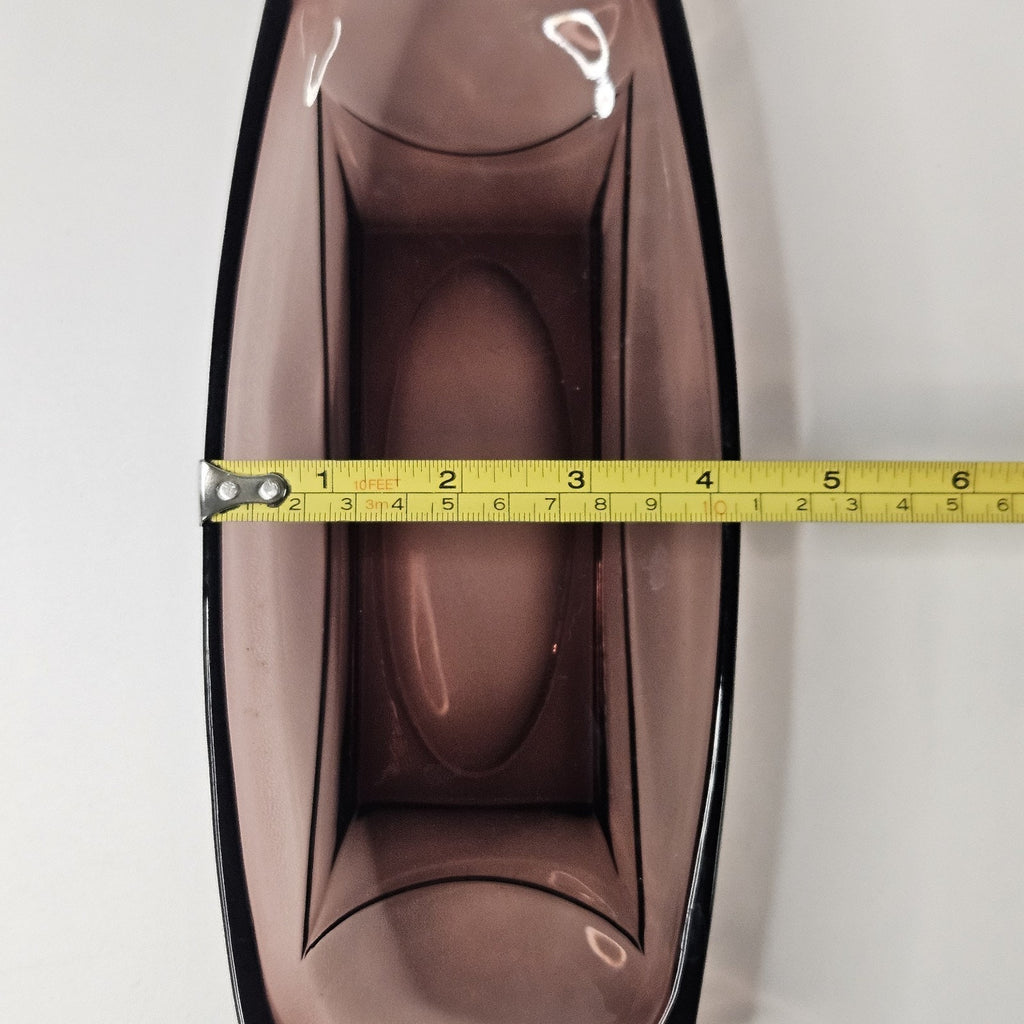 Vintage Moroccan Hazel Atlas Colony Capri Serving Dish Oblong Tray Amethyst