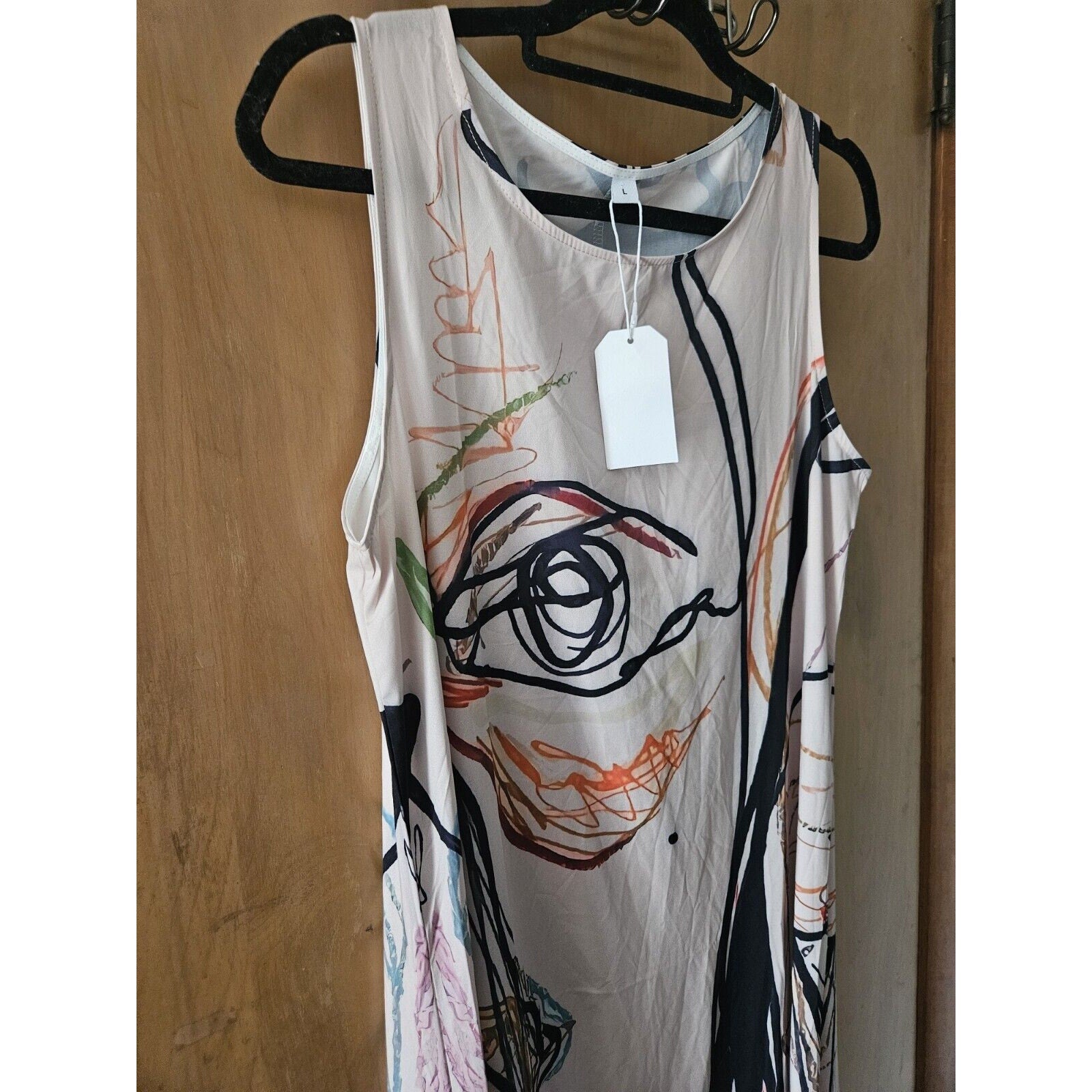 NWT Roywe Dress Full Length Summer Or Spring Dress Size Large