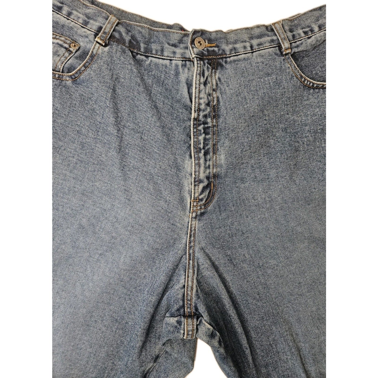 Vintage Zana Di Jeans Size 26 Ultra High-Rise Straight Wide Leg Grunge Mom Y2K