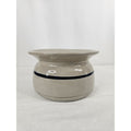 Antique Old Pottery Blue Band Crock Stoneware Spittoon Vintage Salt Glaze