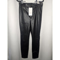 NWT Zara Women’s Faux Leather Black High Rise Legging Pants Size Medium
