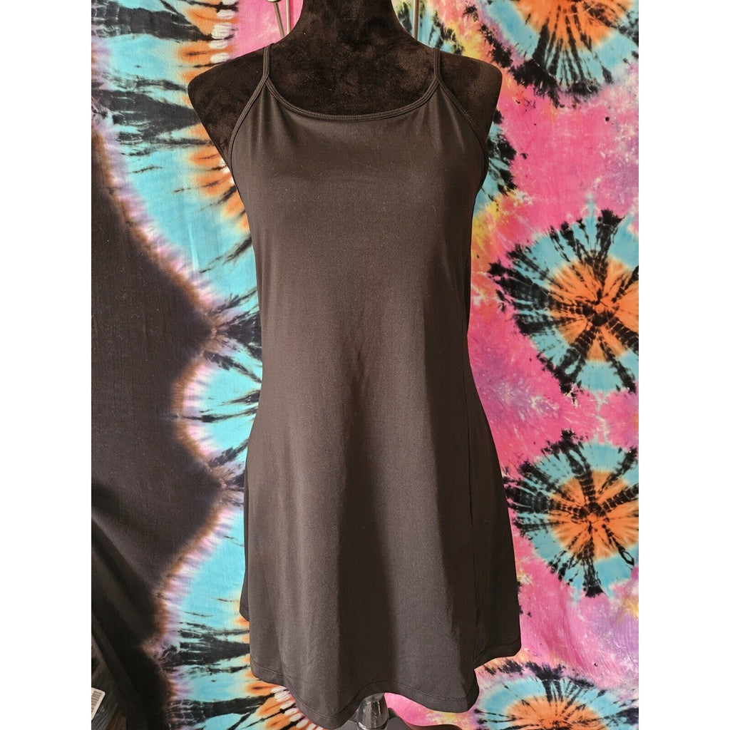 NWOT Viligo Tennis Dress Exercise Dress Built In Bra & Shorts Black Size Medium