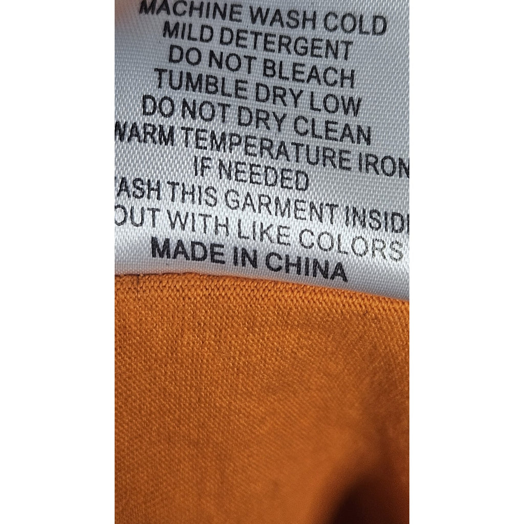 The Hundreds Men’s Puff Print Orange Pullover LW Hoodie Sweatshirt Y2k Size XL