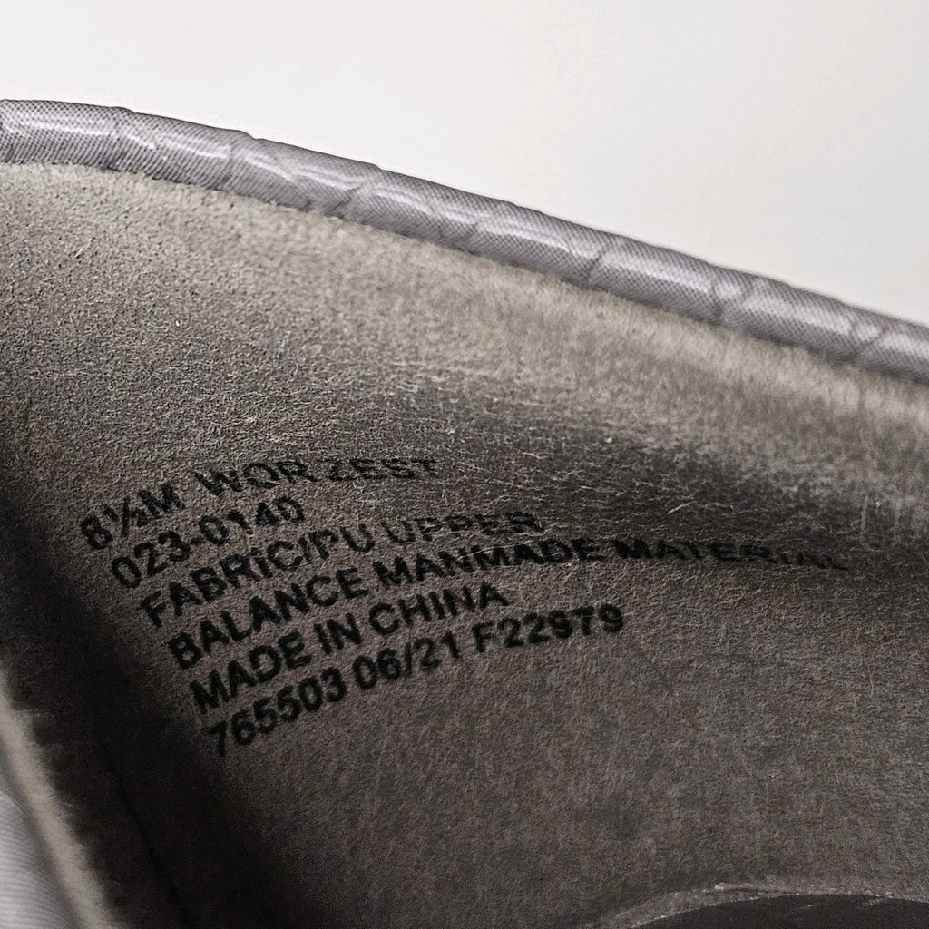 Worthington Women's Gray Suede High Heels Pumps Shoes Size 8.5 Faux Snakeskin