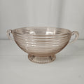 Vintage Depression Glass Manhattan Pink Anchor Hocking 9" Serving Bowl ~Chipped