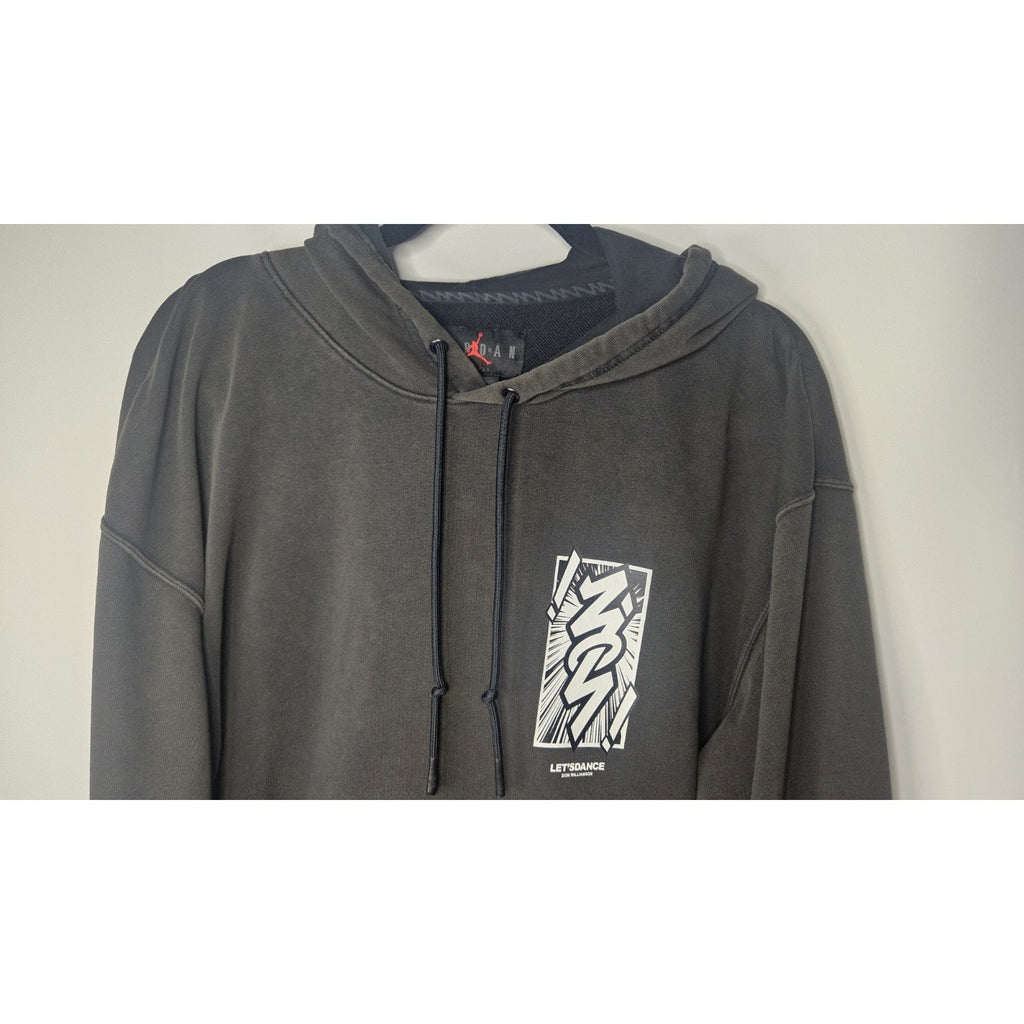 Nike Jordan Dri-FIT Zion Men's Performance Hoodie Black/White Large