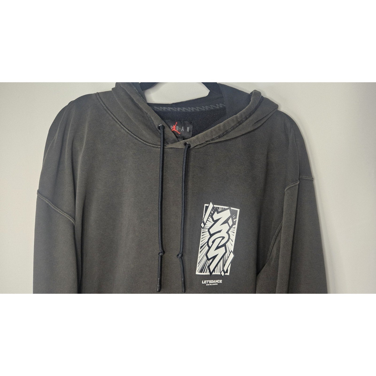 Nike Jordan Dri-FIT Zion Men's Performance Hoodie Black/White Large