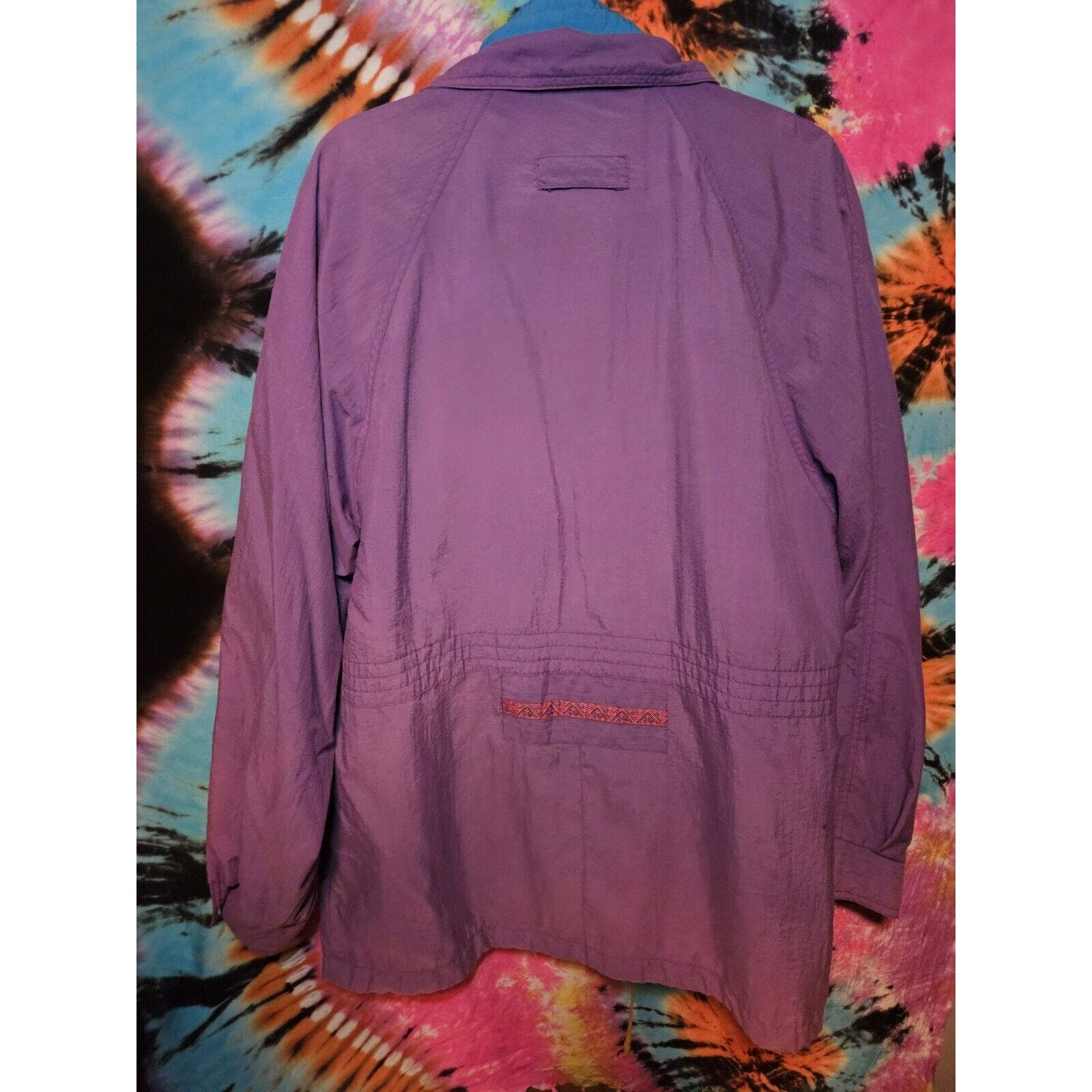 Original 90s Purple Windbreaker Atlantic Highlands Womens Size Med