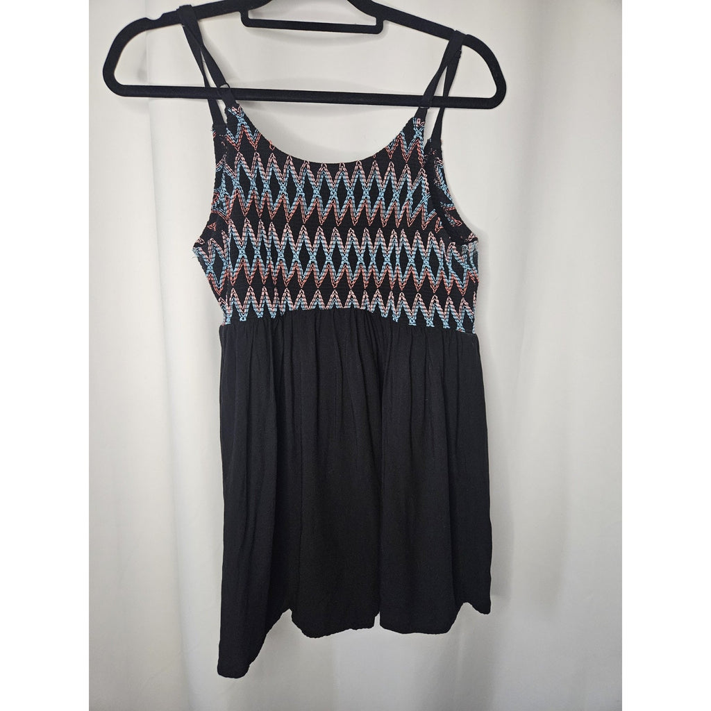 TORRID Scuba Knit Peplum Camisole Shirt Tank Top Womens 1X 14-16 XL Black