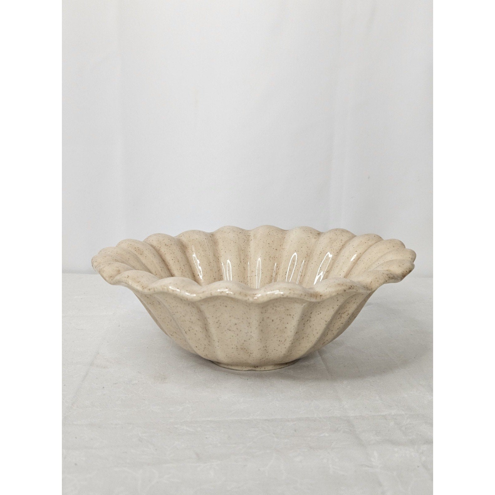 Vintage Glaze Signed J. W. B. 1998 Art Pottery Decorative Bowl 8" JWB #61