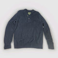 Eddie Bauer Cotton Pullover Long Sleeve Knit Sweater size LT Blue Fisherman